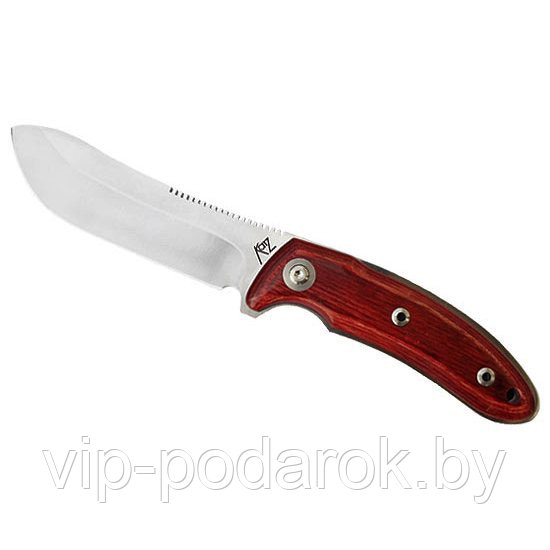 Нож KATZ PRO45 CW Pro Hunter Cherrywood Handle - фото 1 - id-p50292518