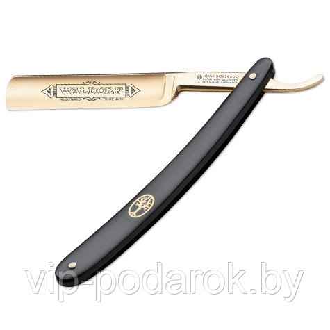 Опасная бритва Boker 140321 Waldorf 24 Karat Gold 5/8 - фото 1 - id-p50292596