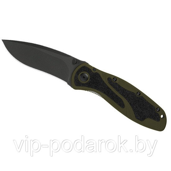 Нож складной полуавтомат KERSHAW Blur Olive Drab - фото 1 - id-p50292712