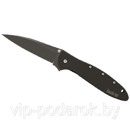 Нож складной полуавтомат KERSHAW Leek Black Stainless