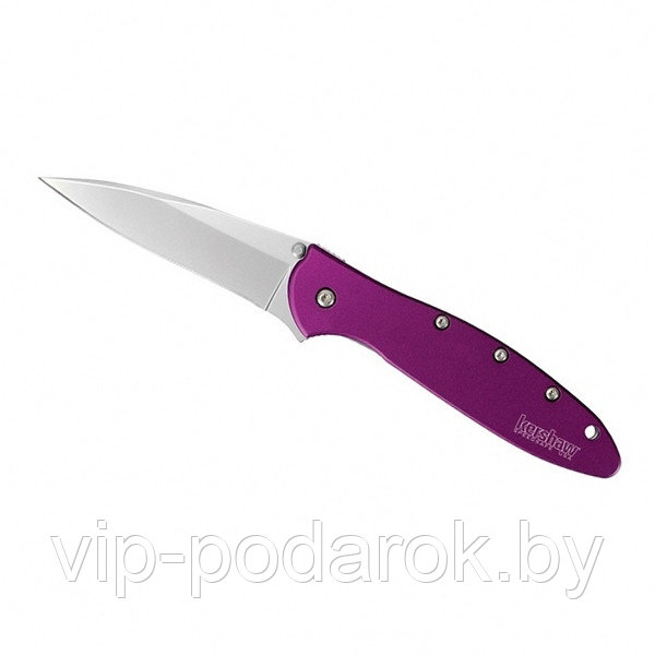Нож складной полуавтомат KERSHAW Leek Purple Aluminum - фото 1 - id-p50292756