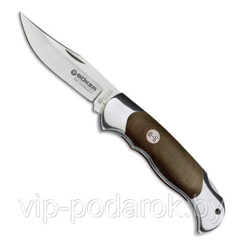 Нож складной Boker Scout Anniversary Green Canvas Micarta