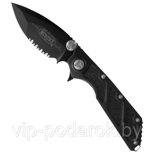 Нож складной Microtech DOC Black S/E - фото 1 - id-p50293010
