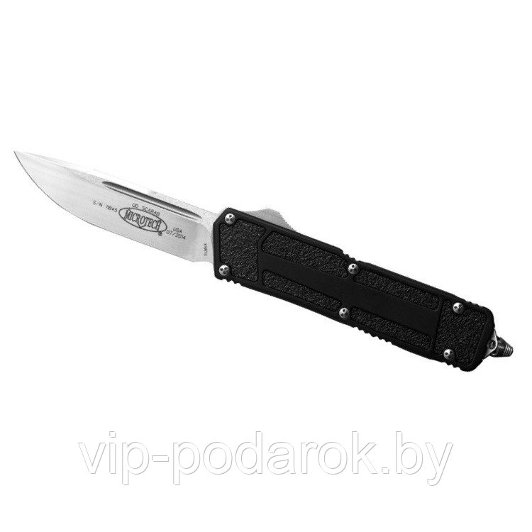 Нож автоматический Microtech Scarab QD Bead Blasted - фото 1 - id-p50293016