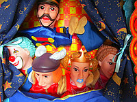 Игрушечный кукольный театр 5 куколок-руковичек