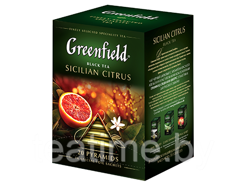 Гринфилд Sicilian Citrus черный 20пир