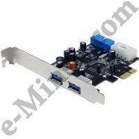 Контроллер для компьютера PCI-E - USB3.0 - фото 1 - id-p11842203