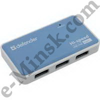 Хаб (концентратор) USB Defender Quadro Power 83503 4-Port USB2.0 HUB - фото 1 - id-p40507756