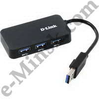 Хаб (концентратор) USB D-Link DUB-1341 4-port USB3.0 Hub - фото 1 - id-p40507757