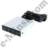 Хаб (концентратор) USB Espada USB(3)-4PORT-AD USB3.0 4-port Front Panel (крепление на лицевую панель корпуса