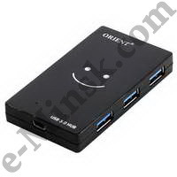 Хаб (концентратор) USB Orient BC-305 4-port USB3.0 Hub - фото 1 - id-p40507771