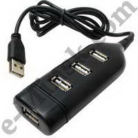 Хаб (концентратор) USB Orient TA-100(N) USB2.0 Hub 4 port