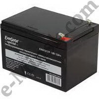 Аккумулятор для ИБП 12V/12Ah Exegate EXS12120 (12V, 12Ah), КНР