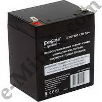 Аккумулятор для ИБП 12V/5Ah Exegate EXS1250 (12V, 5Ah), КНР