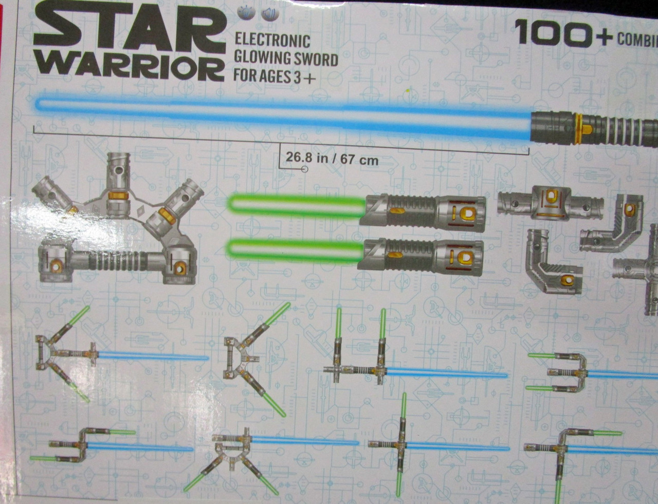 Cветовой джедайский меч Star Wars системы BladeBuilders (более 100 моделей) свет.звук. - фото 4 - id-p50361085