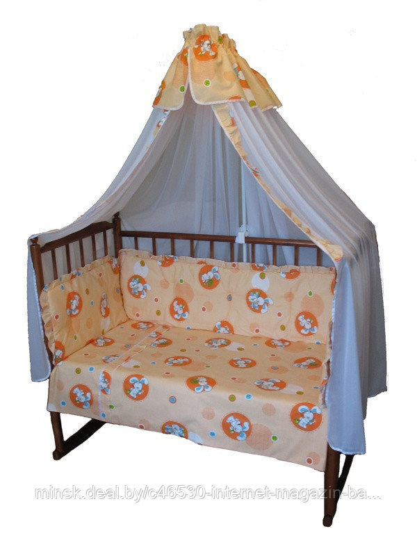 Бортики в детскую кроватку на 4 стенки. Защита бампер в кроватку. Бесплатная доставка. - фото 9 - id-p50361136