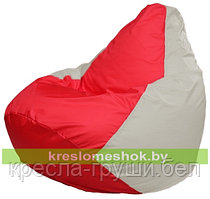 Кресло мешок Груша Макси Г2.1-181 (красный, белый)