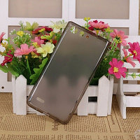 Силиконовый бампер Becolor TPU Case 1mm Grey для ZTE Blade A515