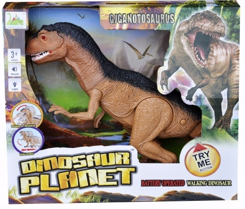 Детская игрушка " Динозавр Гиганотозавр " со световыми и звуковыми эффектами + двигает головой и ходит 6126 - фото 1 - id-p50379401