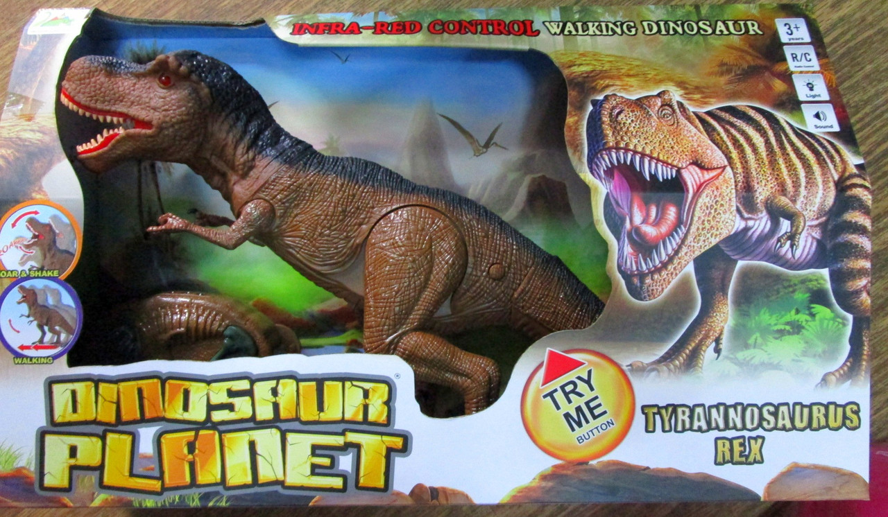 Детский робот на ИК управлении " Динозавр Тираннозавр Рекс " со звуковыми и световыми эффектами 6133 terex - фото 4 - id-p50379415