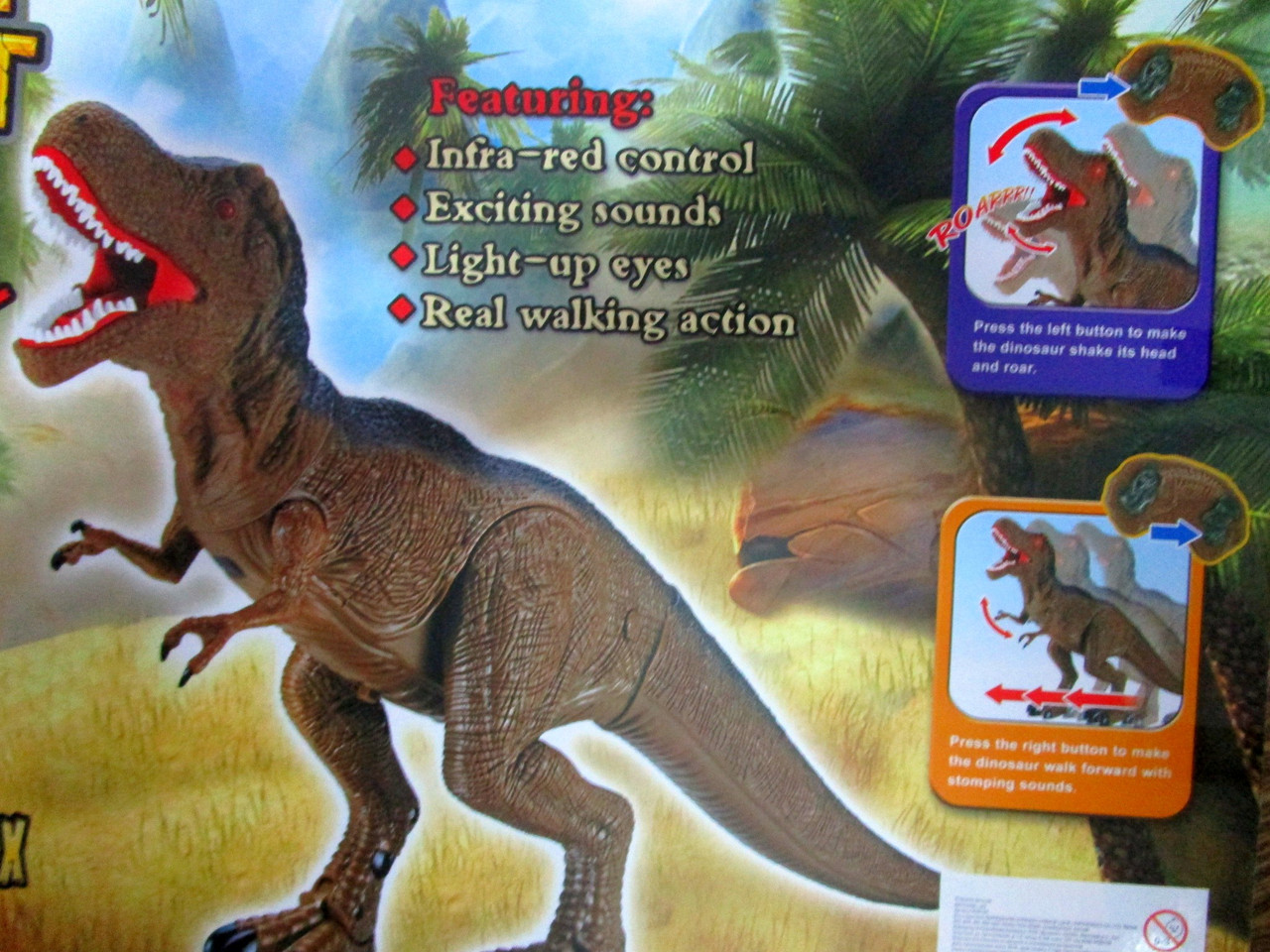 Детский робот на ИК управлении " Динозавр Тираннозавр Рекс " со звуковыми и световыми эффектами 6133 terex - фото 6 - id-p50379415