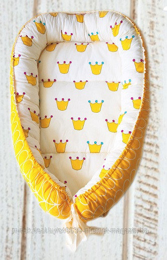 Гнездо-кокон для новорожденного "BabySleep". Бесплатная доставка. - фото 2 - id-p50380294