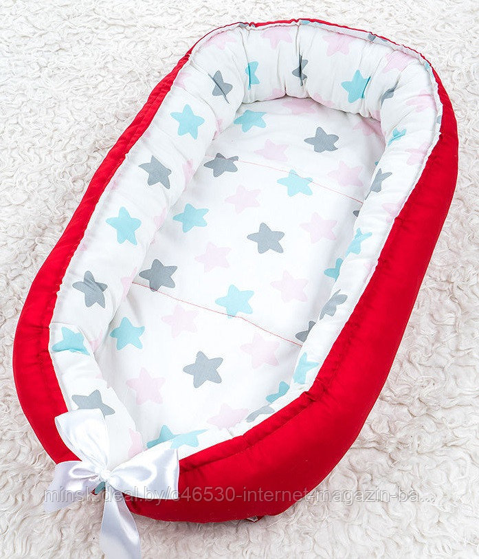 Гнездо-кокон для новорожденного "BabySleep". Бесплатная доставка. - фото 4 - id-p50380294