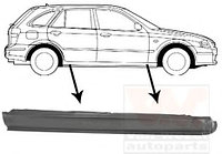 Порог кузова MAZDA 323(09/1998-05/2004) левая мод 4дв 09/98-05/04