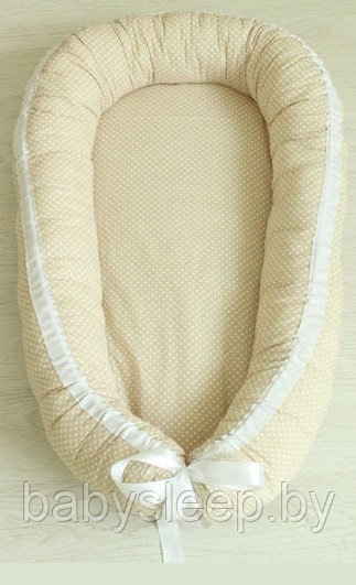 Гнездо-кокон для новорожденного  "BabySleep". Гнездышко. 100% хлопок., фото 1
