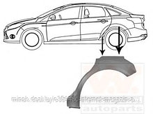 Арка крыла FORD FOCUS (11/2004-02/2008) задняя левая мод 4дв