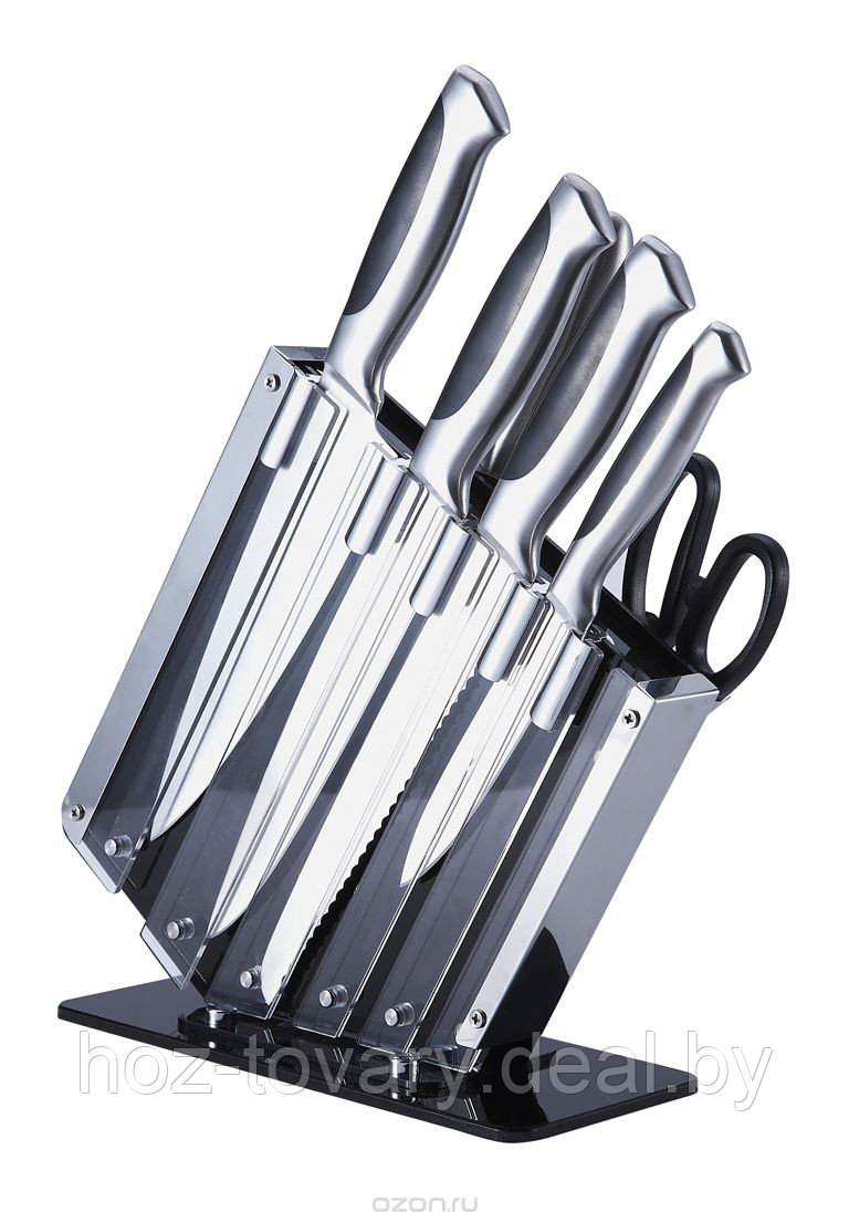 Набор ножей Bergner из нержавеющей стали 8 предметов арт. BG-4206-MM - фото 1 - id-p50439258