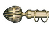 Карниз кованый 16мм рифленый 1,6м (труба), фото 2