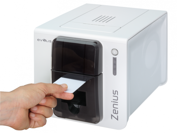 Принтер пластиковых карт Evolis Zenius с интерфейсом USB - фото 1 - id-p50456066