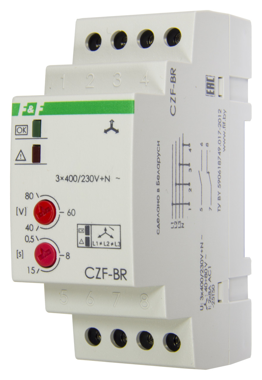 CZF-BR реле контроля фаз - фото 1 - id-p50456201