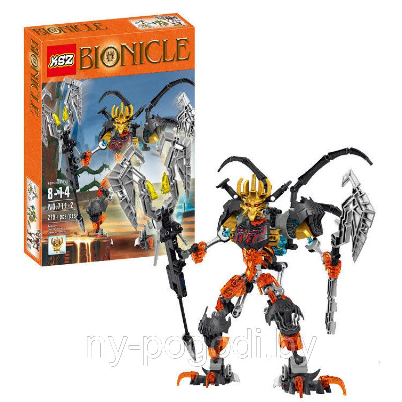 Конструктор Бионикл KSZ Bionicle Повелитель скелетов 3 в 1 арт.711-2 - фото 1 - id-p50457964