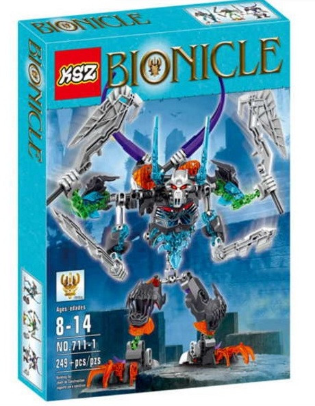 Конструктор Бионикл 3 в 1 Дьявольский череп аналог лего Bionicle 711-1 KSZ - фото 1 - id-p50458022