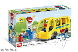 Конструктор Школьный автобус в коробке, аналог LEGO Duplo - фото 2 - id-p50473416