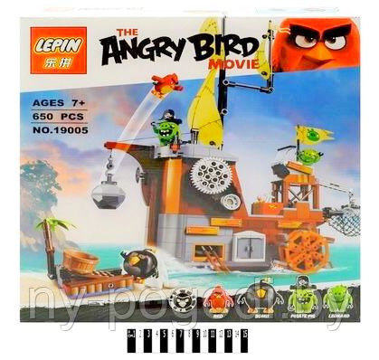 Конструктор Angry Birds 19005 (аналог LEGO) Пиратский корабль свинок