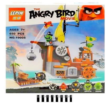 Конструктор Angry Birds 19005 (аналог LEGO) Пиратский корабль свинок - фото 1 - id-p49827090