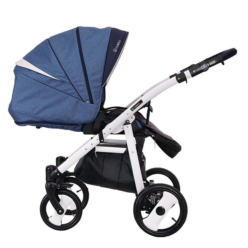 Детская коляска Coletto Savona Decor 2 в 1 синий - фото 4 - id-p50484705