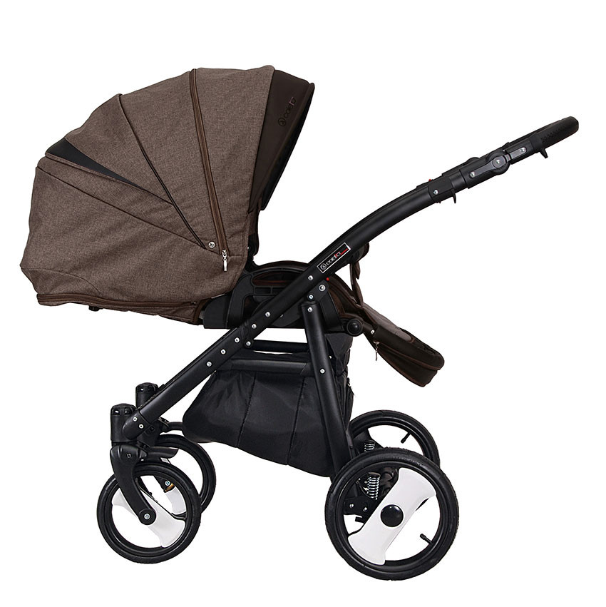 Детская коляска Coletto Savona Decor 3 в 1 коричневый - фото 4 - id-p50496491