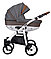 Детская коляска Coletto Savona Decor 3 в 1 серый, фото 2