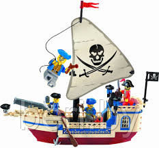 Конструктор Brick (Брик) 304 Пиратский корабль 188 деталей, аналог LEGO - фото 2 - id-p50495714