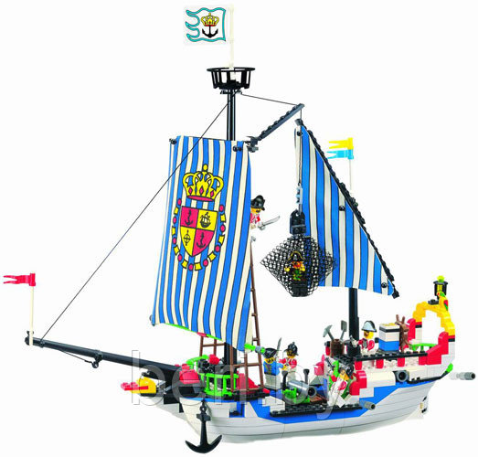 Конструктор Brick (Брик) 305 Королевский корабль 310 деталей, аналог LEGO - фото 2 - id-p50495961
