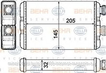 Радиатор отопителя BMW 3 (E46) / 3 Compact (E46) 