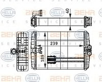 Радиатор отопителя MERCEDES-BENZ S-CLASS (W220) S 280 /S 320