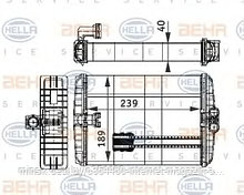 Радиатор отопителя MERCEDES-BENZ S-CLASS (W220) S 280 /S 320 