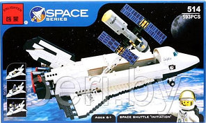 Конструктор Brick (Брик) 514 Космический корабль, Шаттл "Возрождение" 593 детали, аналог Lego