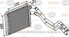 Радиатор отопителя FORD FIESTA VI / FIESTA VAN 09-