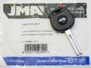 Ключ тойота под чип TOYO 36 P